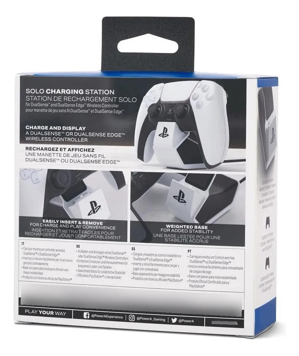 Estaaao De Carregamento Powera Dualsense Ps5 Branca - Imagem 2