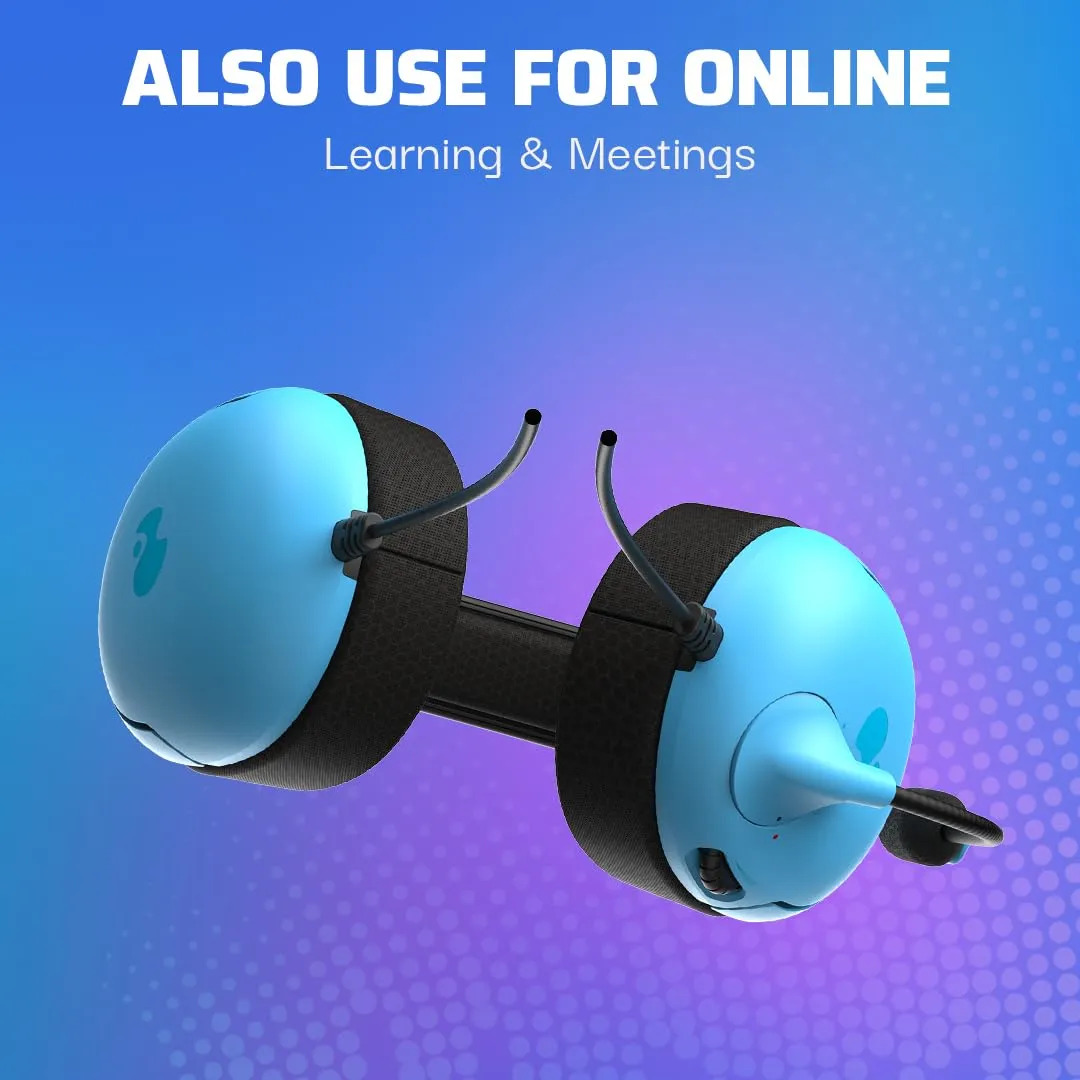 Fones De Ouvido Com Fio Pdp Airlite Para Ps5/ps4/ps3/pc Azul - Imagem 7