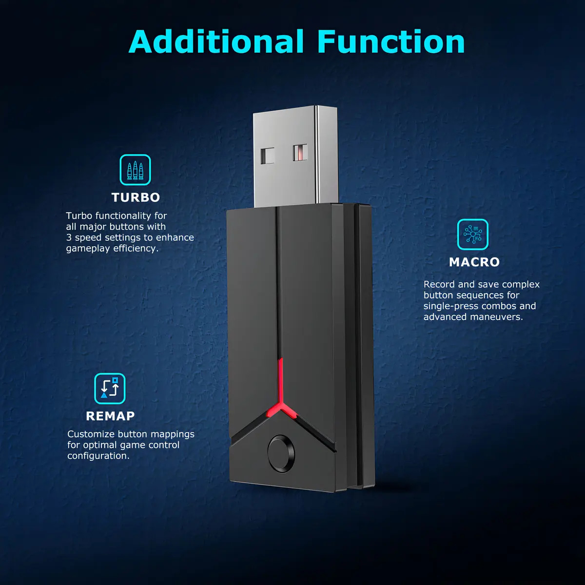 Adaptador E Conversor Sem Fio Para Ps5 Qrd Blackpill Ja0127 - Imagem 5
