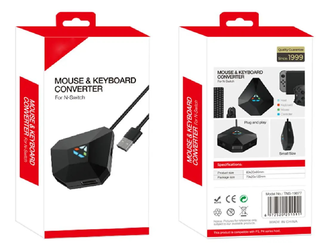 Adaptador De Teclado E Mouse Switch/ps4/ps3 - Imagem 6
