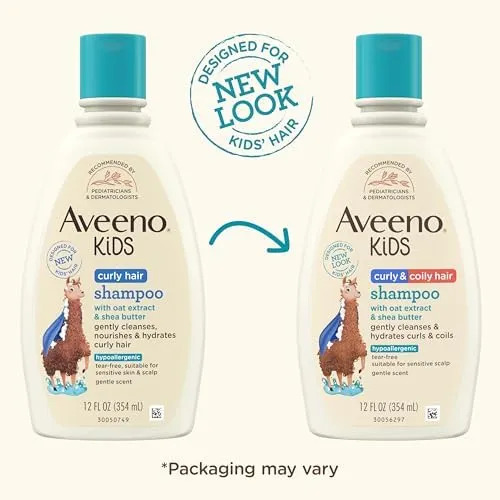 Aveeno Kids Shampoo Hidratante Cabelos Cacheados - Imagem 3