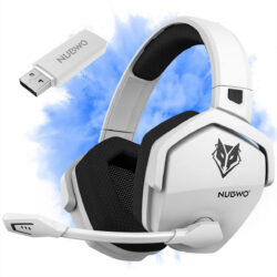 Wireless Headset Nubwo G06 Fone Gamer 2.4ghz Usb Bluetooth Wireless Latencia Baja 23ms Sonido 7.1 Bateria 100h Para PC/PS4/PS5/Xbox