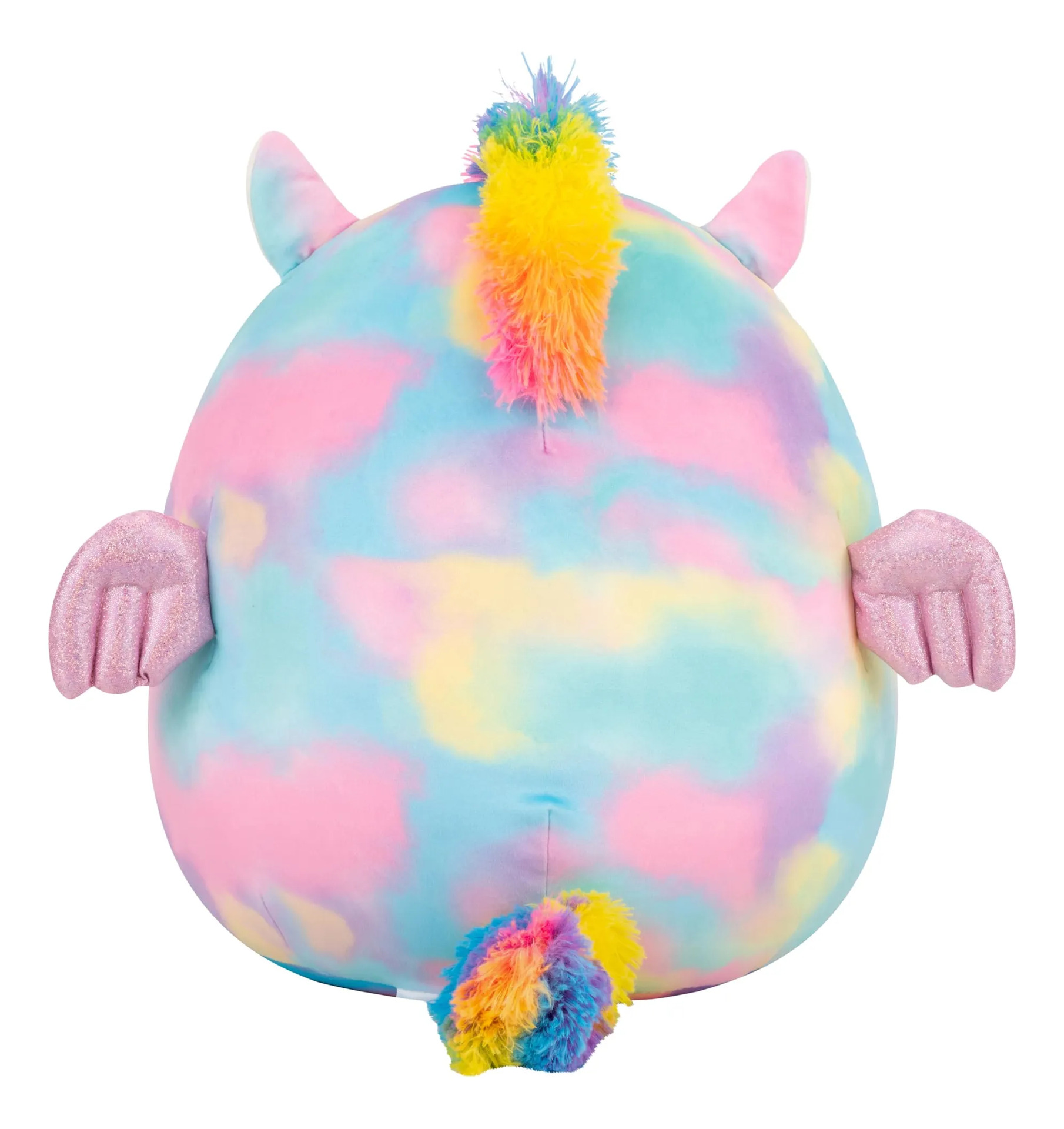 Brinquedo De Pelúcia Squishmallows Jaime Rainbow Tie-dye Peg - Imagem 3