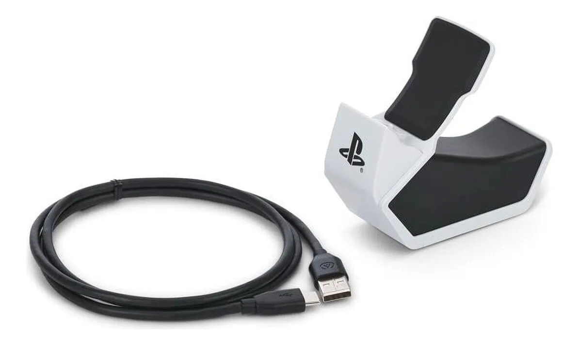 Estaaao De Carregamento Powera Dualsense Ps5 Branca - Imagem 3