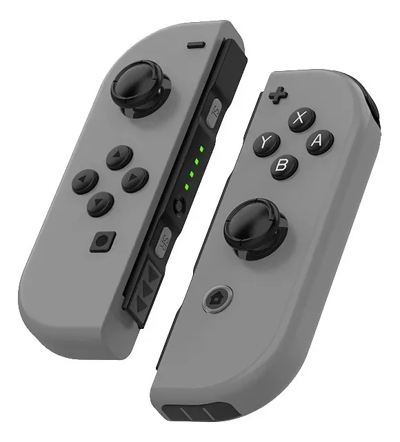 Pair Of Wireless Controllers Compatible With Switch1 Gray Cinza