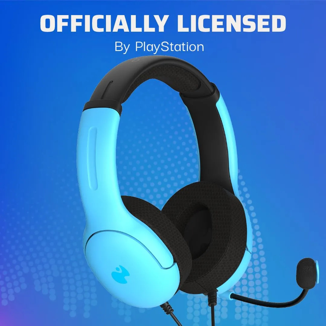 Fones De Ouvido Com Fio Pdp Airlite Para Ps5/ps4/ps3/pc Azul - Imagem 6