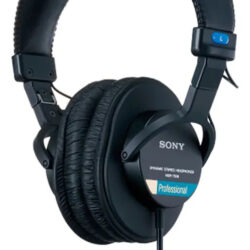 Fone De Ouvido Over-ear Sony Professional Mdr-7506 Preto Preto