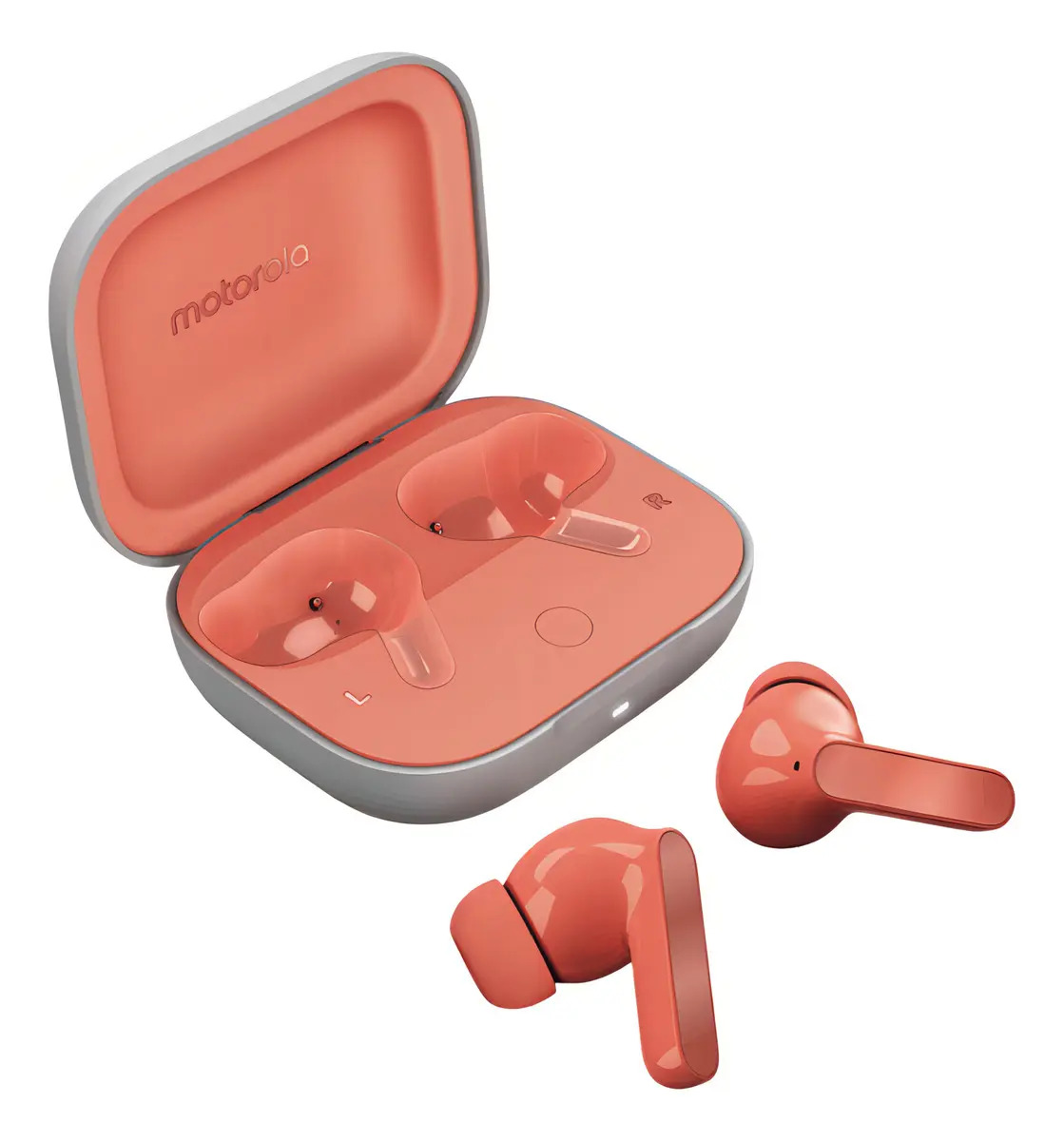 Motorola Buds Tws Peach Rosa Cor Vermelho