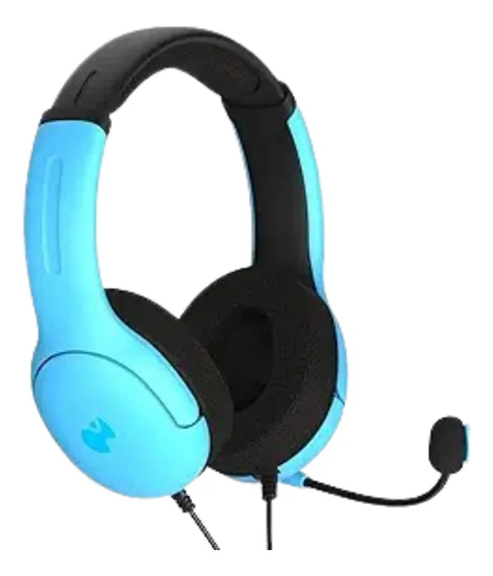 Fones De Ouvido Com Fio Pdp Airlite Para Ps5/ps4/ps3/pc Azul