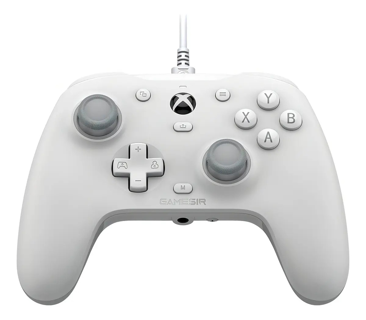 Controle GameSir G7 HE para Xbox One Series S X PC Joystick Hall Effect Vibração Ajustável Cor Branco