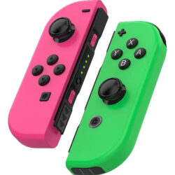 Controle Sem Fio Compatível Com Nintendo Switch Joycon Rosa