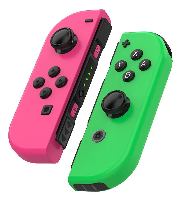 Controle Sem Fio Compatível Com Nintendo Switch Joycon Rosa