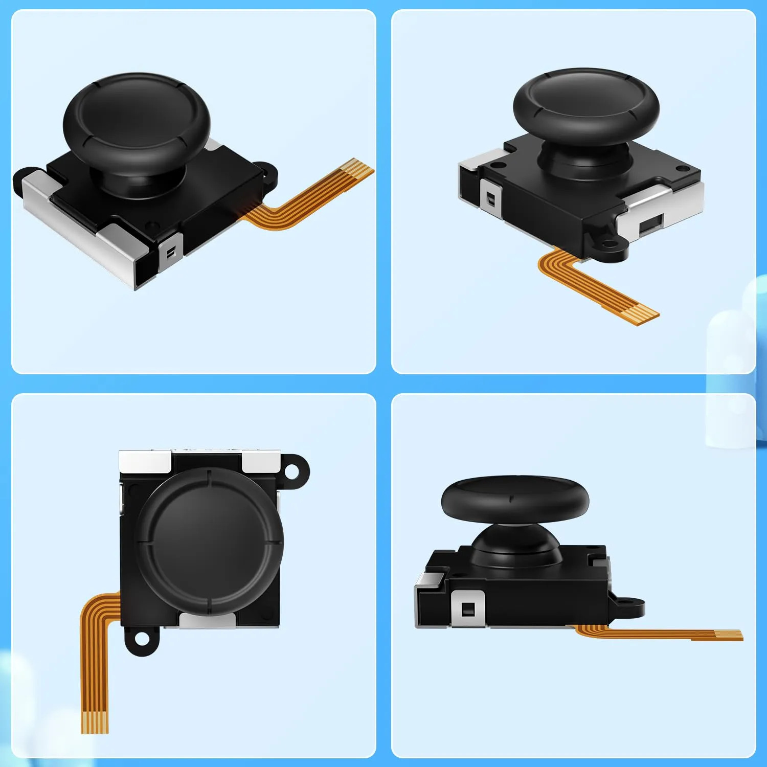 Joystick Portátil Diy Para Nintendo Switch Zero Drift Preto - Imagem 6