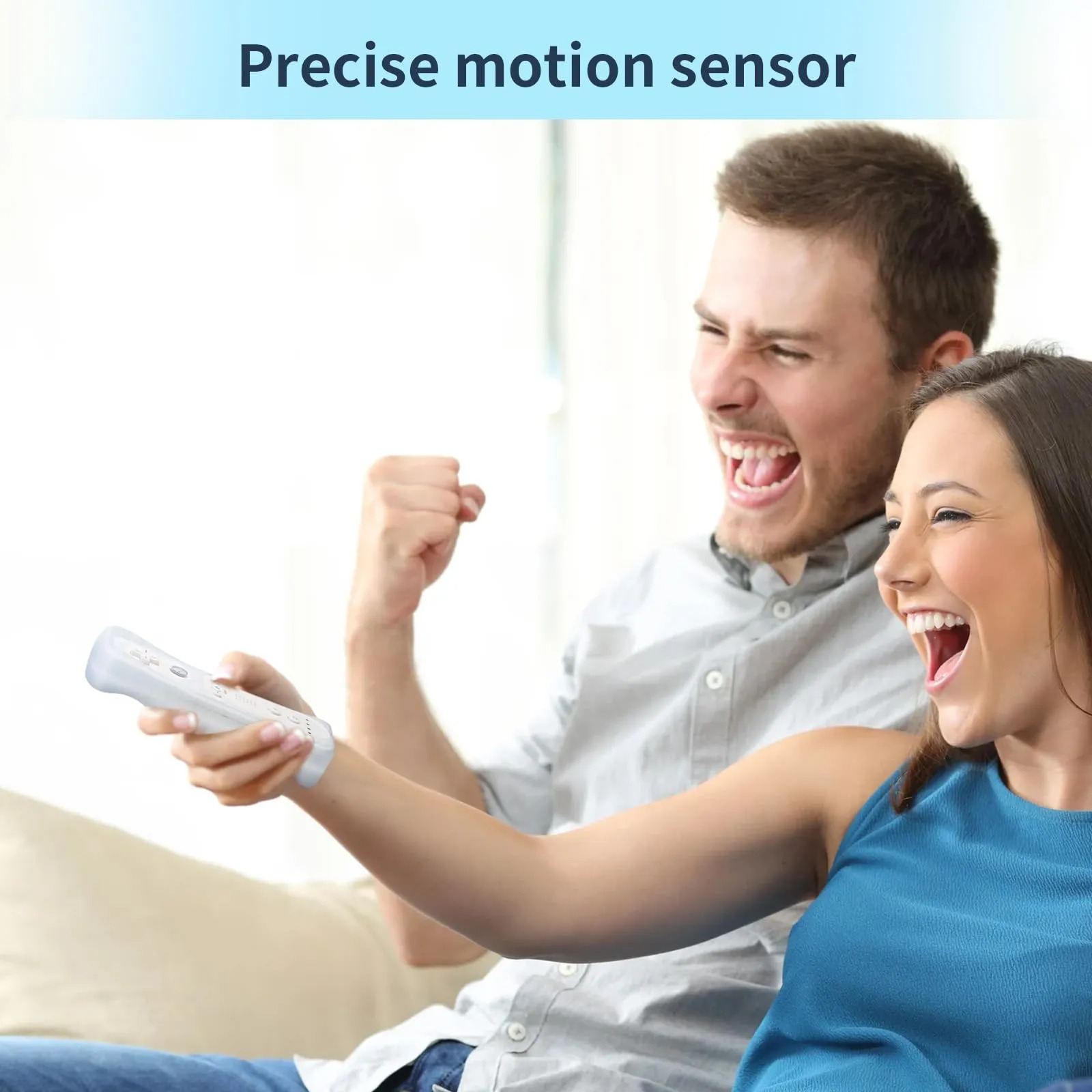 Pacote De 2 Controles Remotos Wii Lyyes Com Estojo De Silico - Imagem 7
