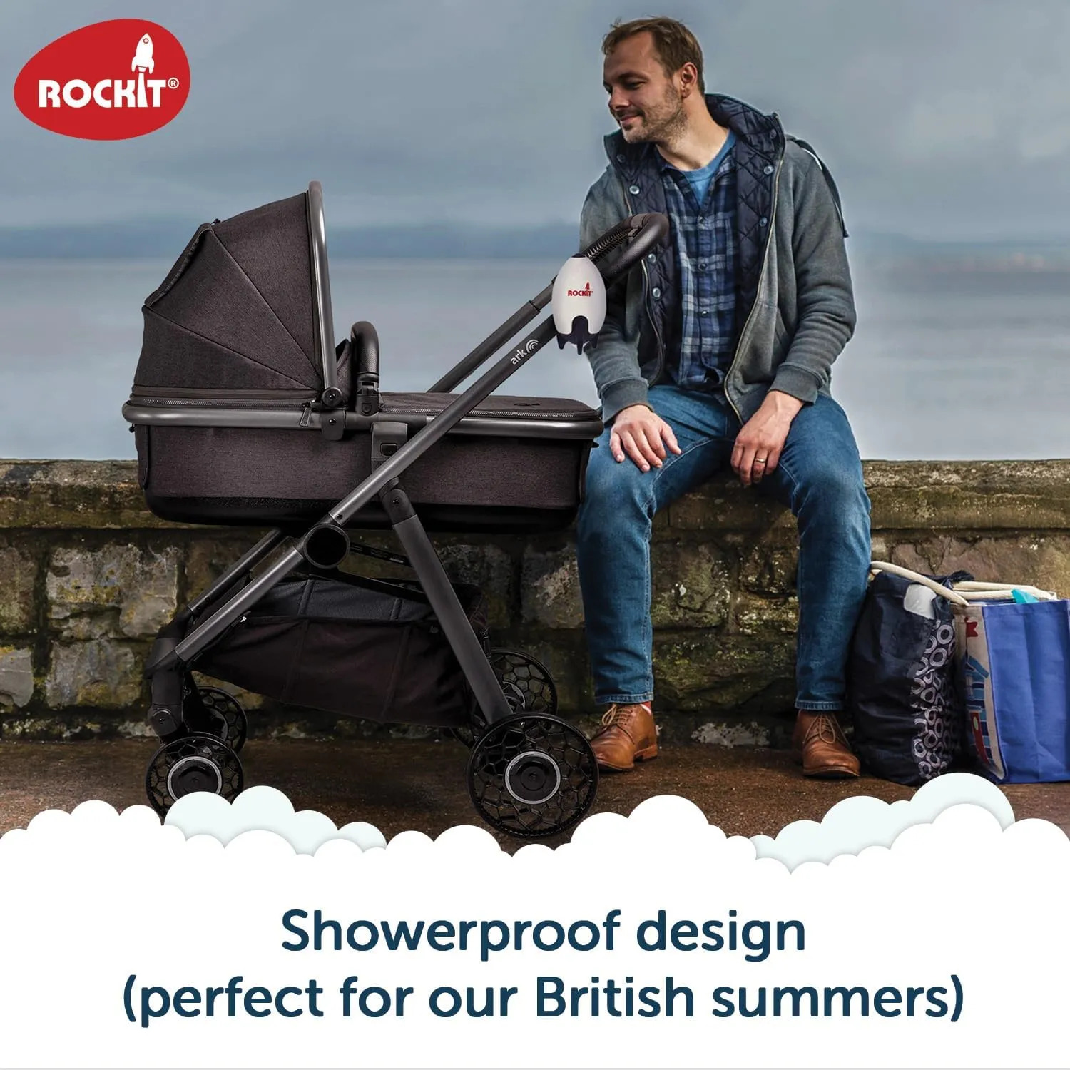 Rockit Baby Rocker Para Carrinho De Criança - Usb Recarregáv - Imagem 7