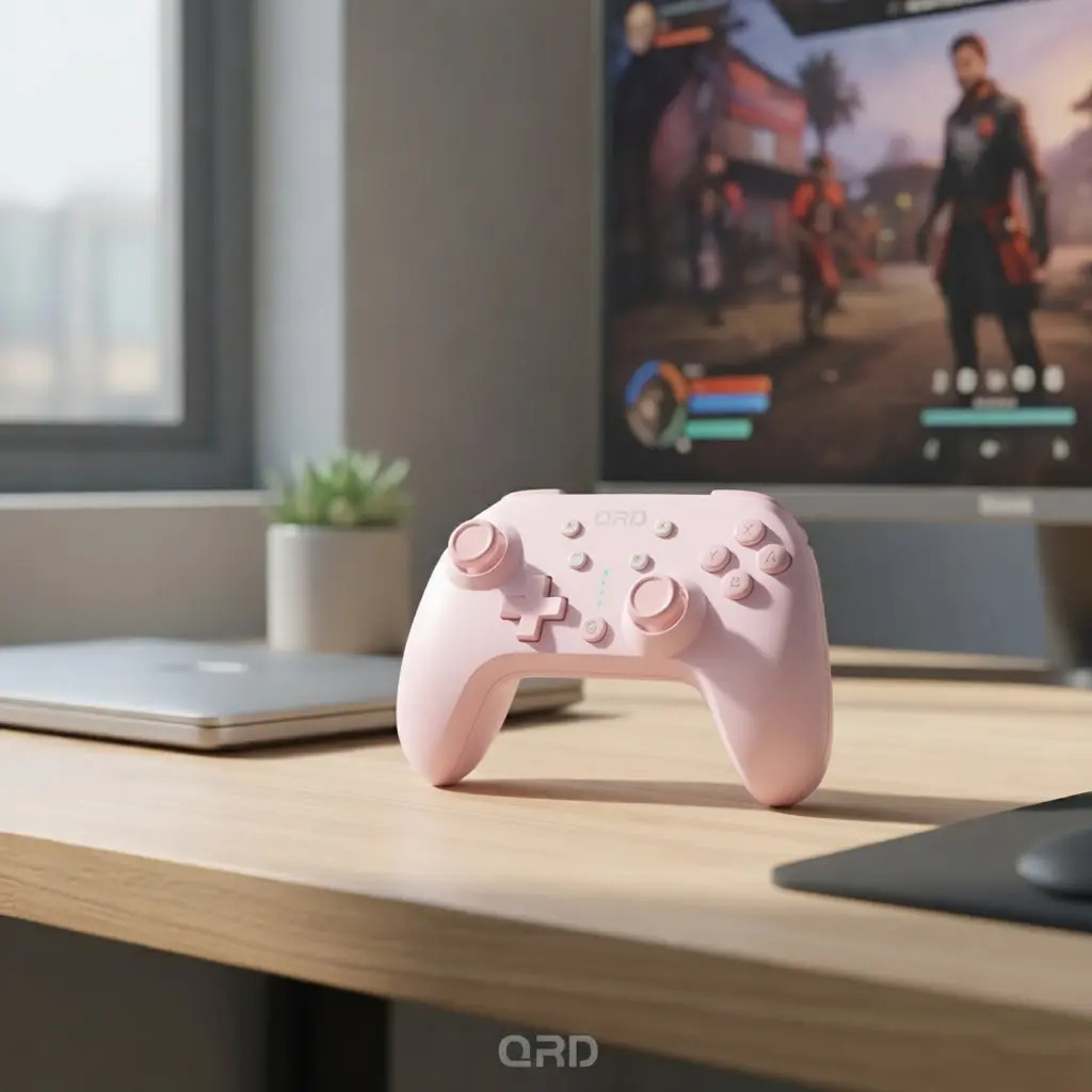 Mini Controlador De Jogos Qrd Junior E5 Para Meninas Joysti - Imagem 4
