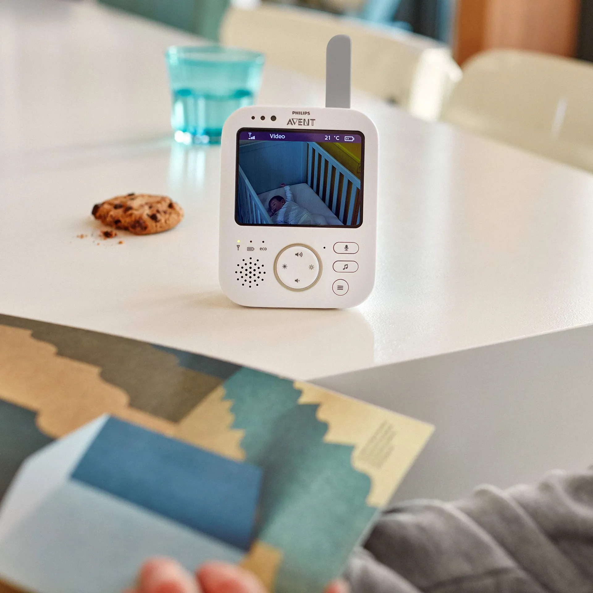 Monitor De Bebê Philips Avent Com Câmera E Áudio 127v - Imagem 6