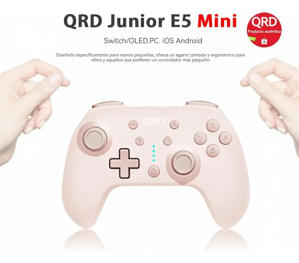 Mini Controlador De Jogos Qrd Junior E5 Para Meninas Joysti - Imagem 2
