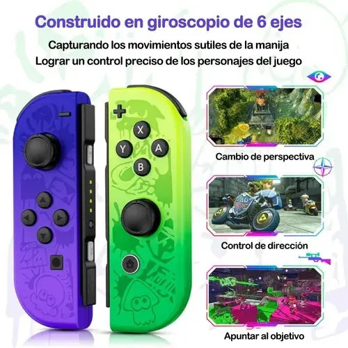 Controle Joy-Con Sem Fio Para Nintendo Switch OLED Verde - Imagem 4