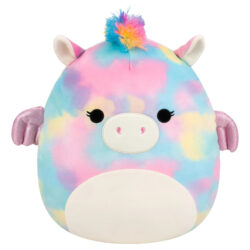 Brinquedo De Pelúcia Squishmallows Jaime Rainbow Tie-dye Peg