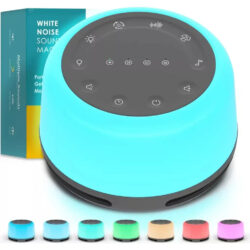 ~ Máquina Portátil De Ruído Branco Para Dormir De Bebê Com