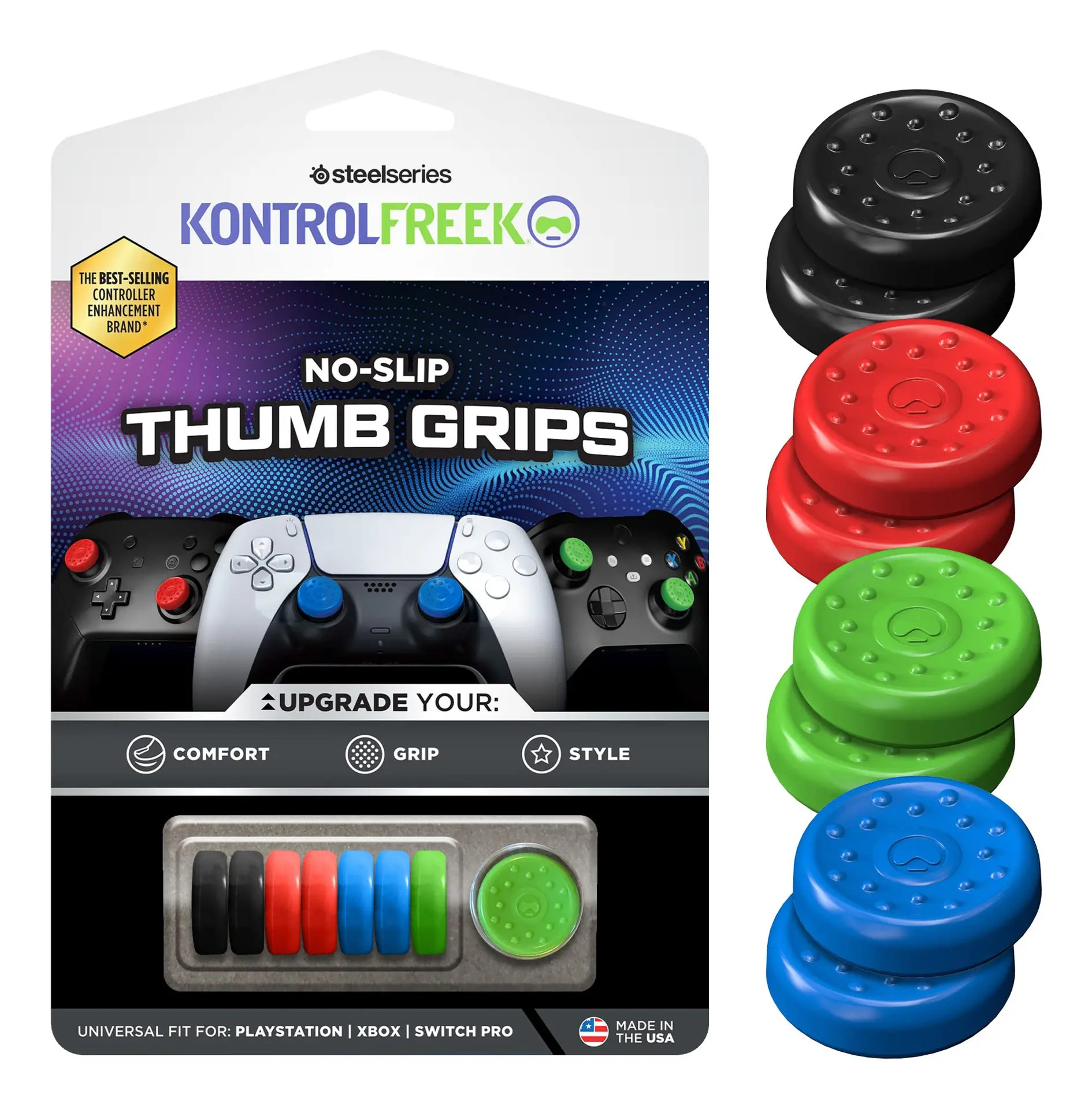 Thumb Grips Kontrolfreek Antiderrapante Universal Pacote