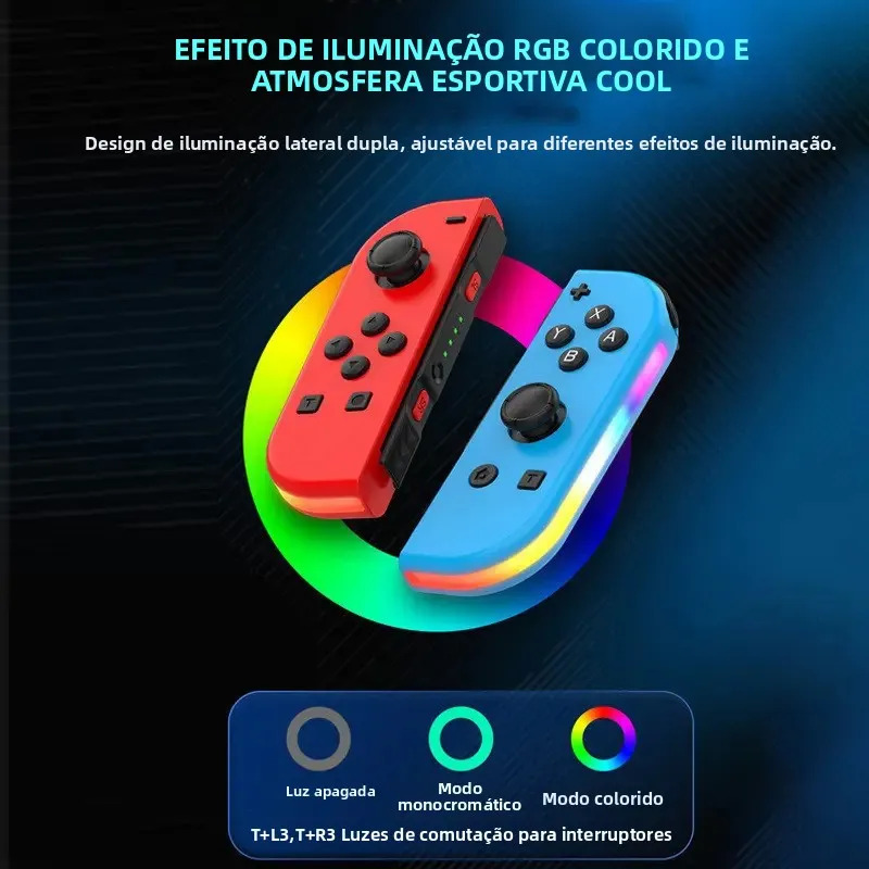 1 Par De Controladores Sem Fio Para Nintendo Switch Joy-cons - Imagem 10