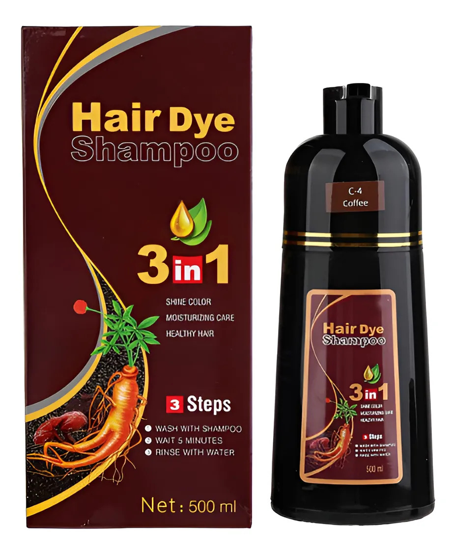 Ht* Shampoo De Tintura De Cabelo Instantânea 500 Ml! Chapéu
