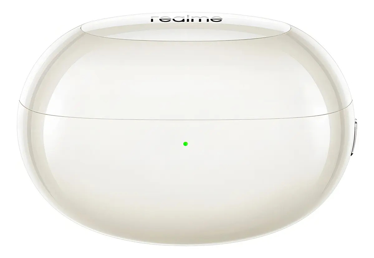 Fones de ouvido intra-auriculares sem fio para jogos Realme Air 5 Pro brancos com luz LED - Imagem 4