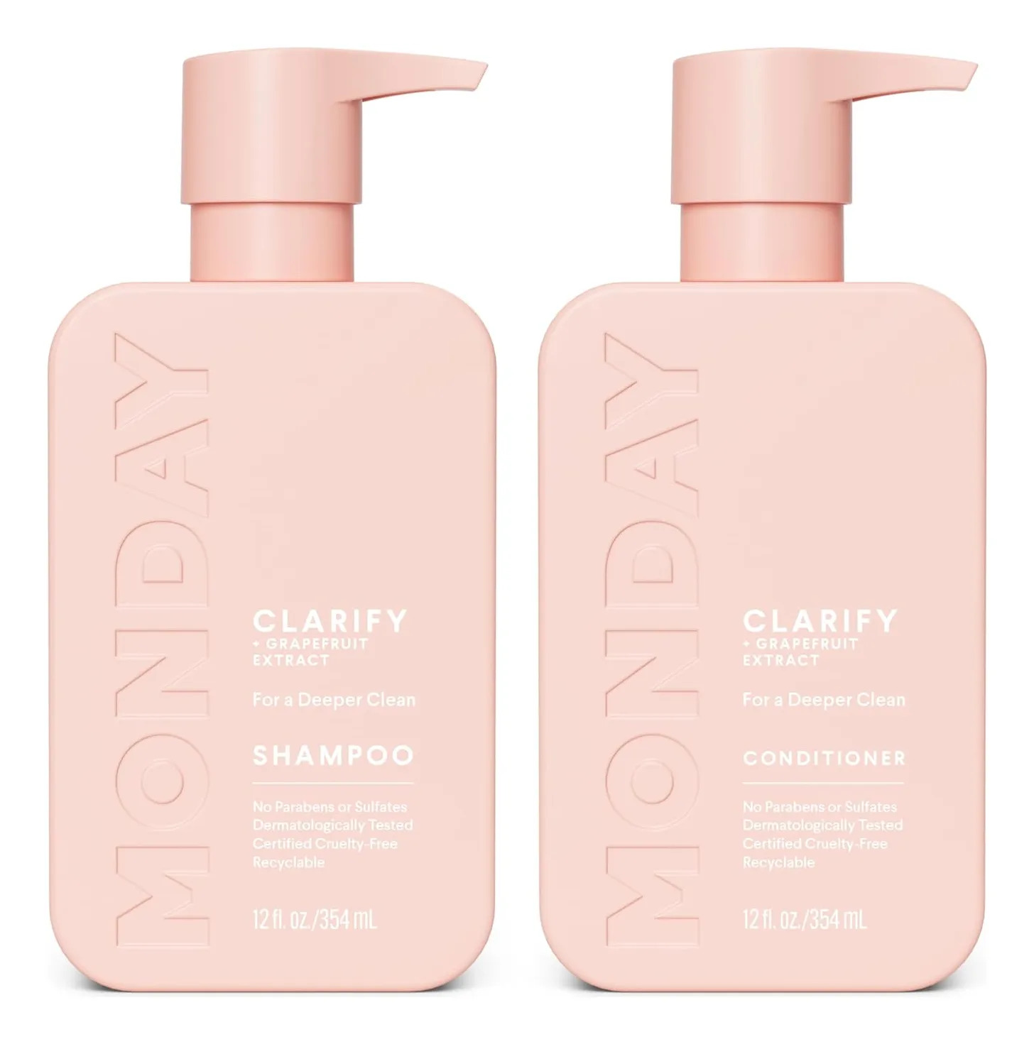 Monday Haircare Clarify Shampoo E Conditioner Set 12 Oz Fo