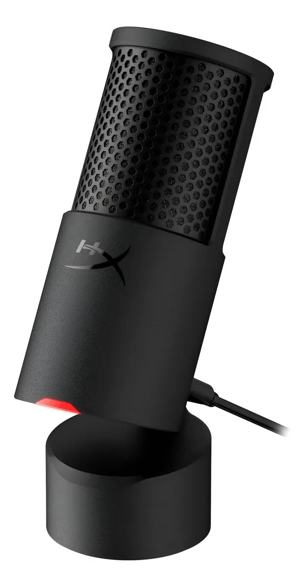 Microfone USB Hyperx Solocast 2 para PC 24 bits 96 khz