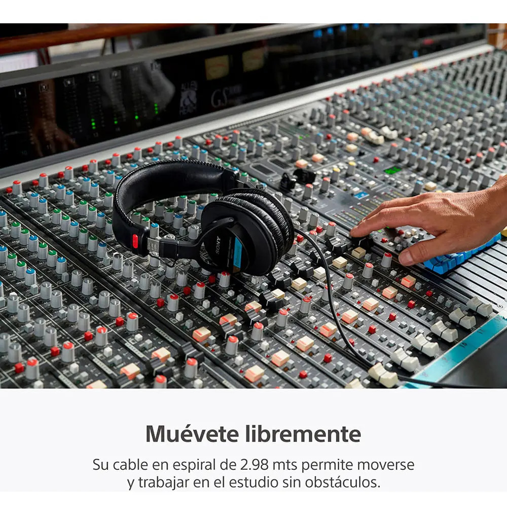Fone De Ouvido Over-ear Sony Professional Mdr-7506 Preto Preto - Imagem 4