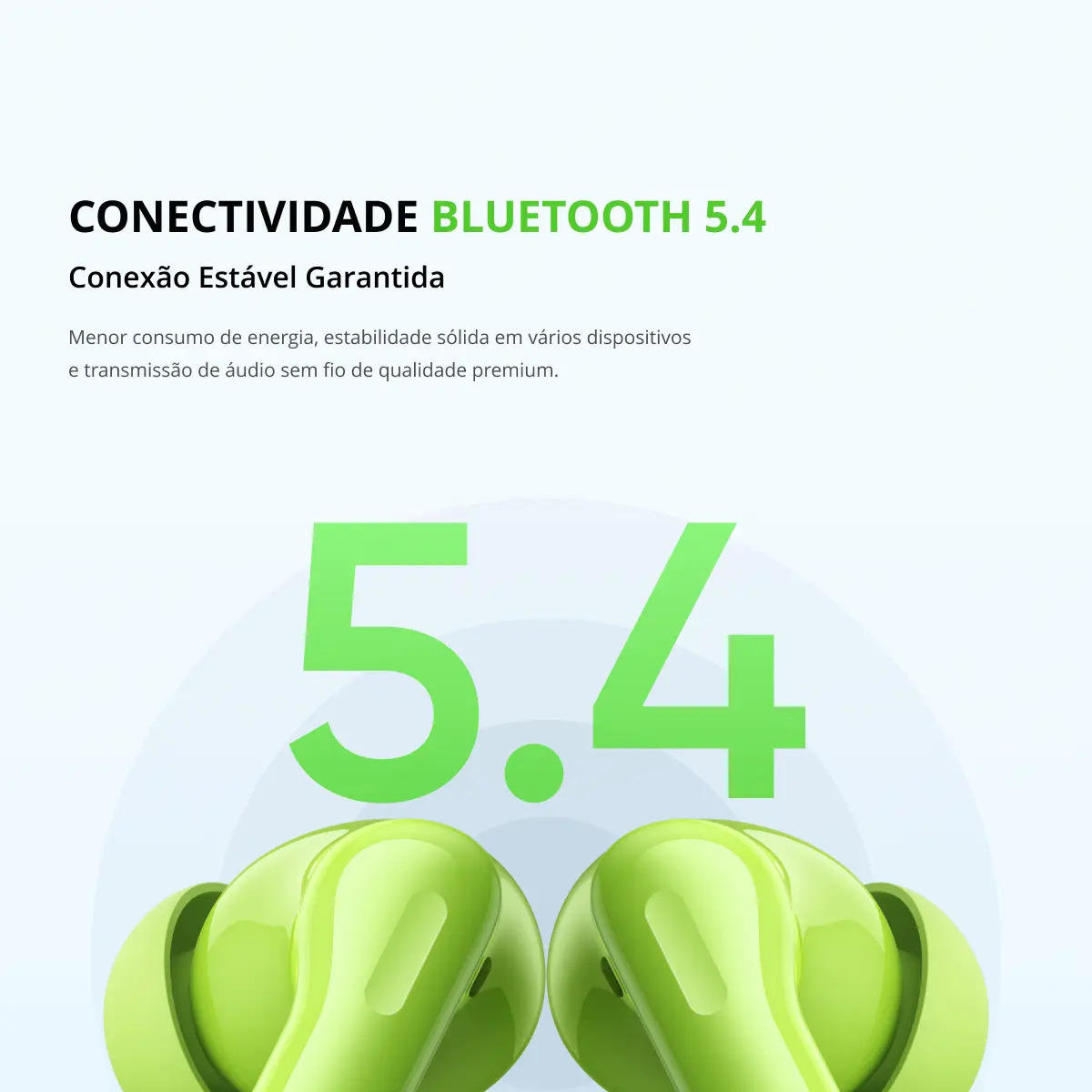 Fones de Ouvido Sem Fio Realme Buds T200 Branco - Imagem 9