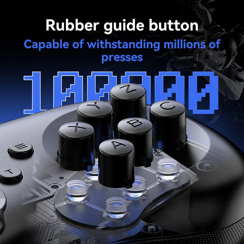 Controle De Videogame Sem Fio 6 Botões Retrô - Imagem 4