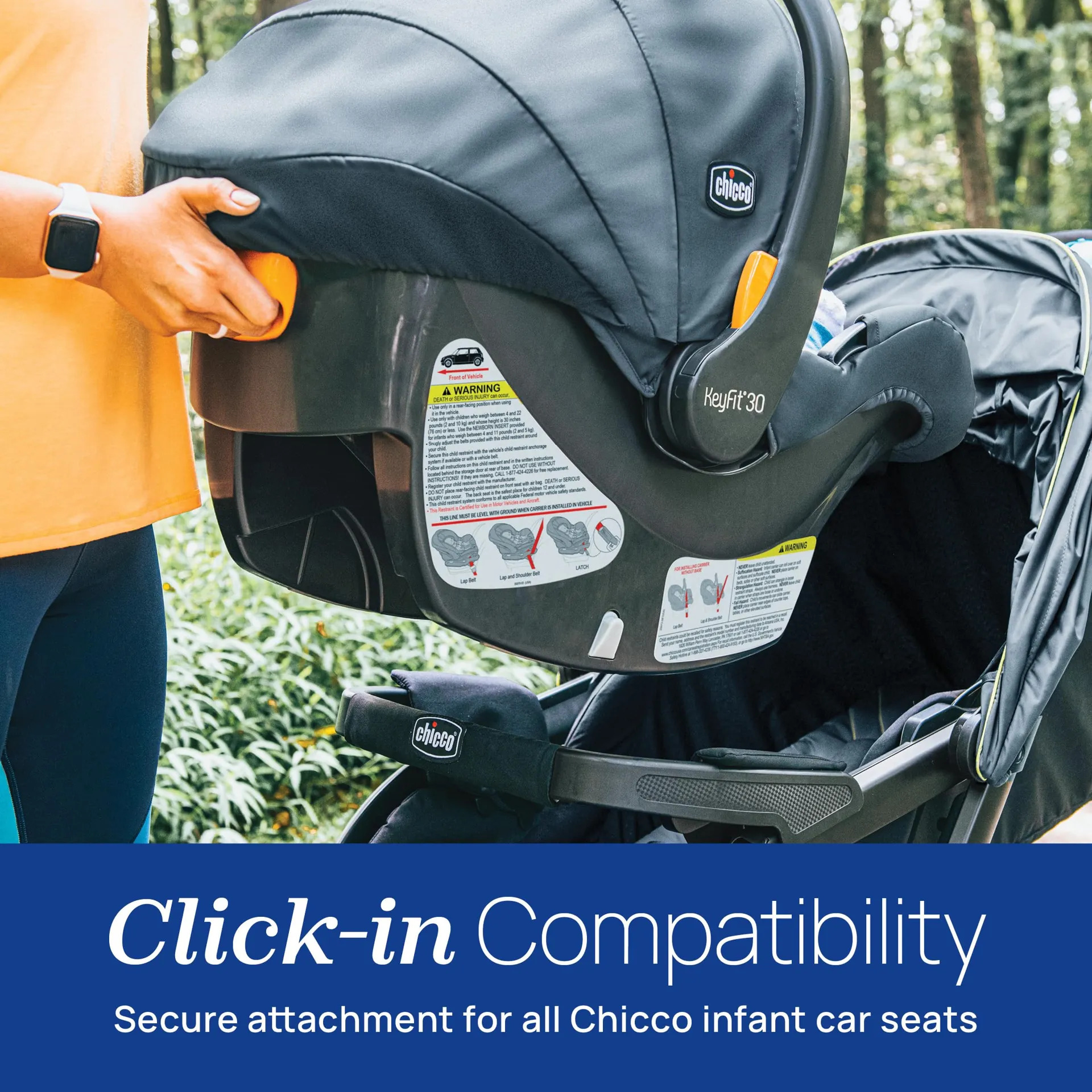 Carrinho De Bebê Chicco Activ3 Jogging All-terrain Eclipse - Imagem 4