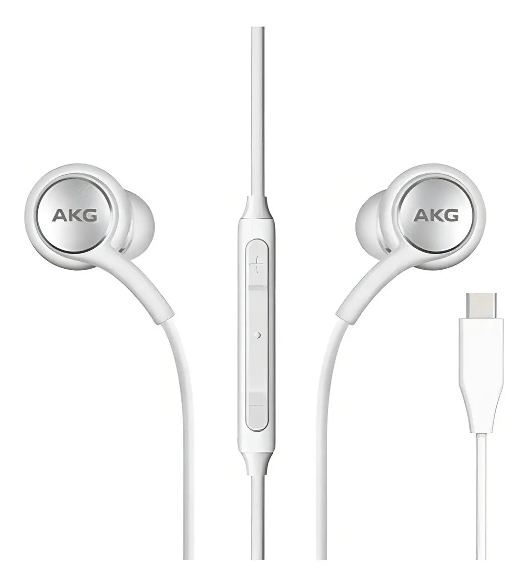 Fones de ouvido Samsung By Akg Original Type C Note 20 S20 Ultra White
