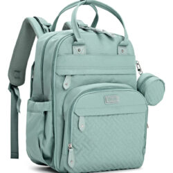 Mochila De Fraldas Babbleroo Resistente À Água Verde Sálvia