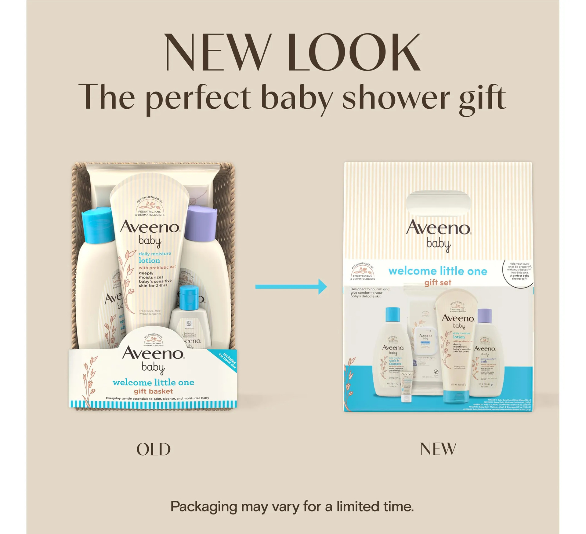 Conjunto De Presentes Aveeno Baby Welcome Little One Com 5 I Coral-claro 5 Items - Imagem 2
