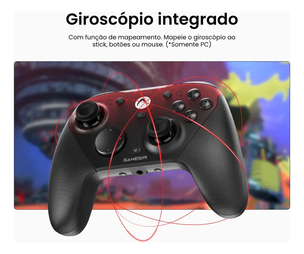 Controle Gamesir G7 Pro Xbox Pc Android Com Dock Hall Rgb Cor Preto - Imagem 4
