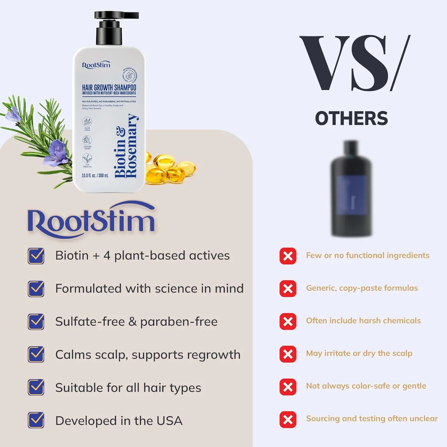 Champô Anticaída Rootstim Biotina Alecrim E Saw Palmetto - Imagem 6