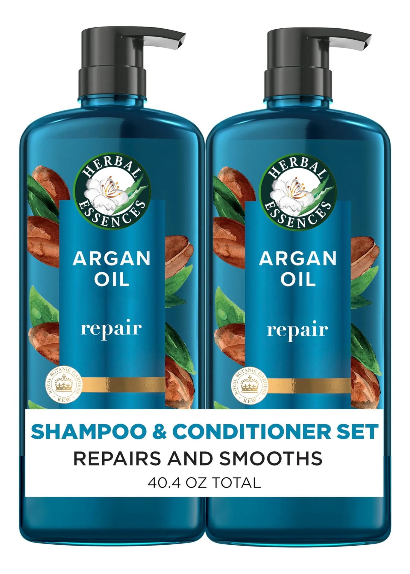 Conjunto De Shampoo E Condicionador De Óleo De Argão Herbal