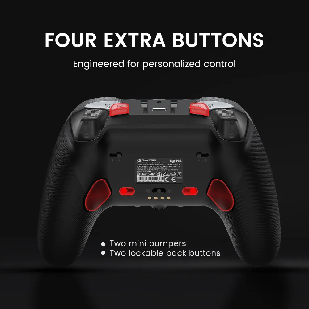 Controle Com Fio Gamesir G7 Pro Para Xbox Prata - Imagem 6