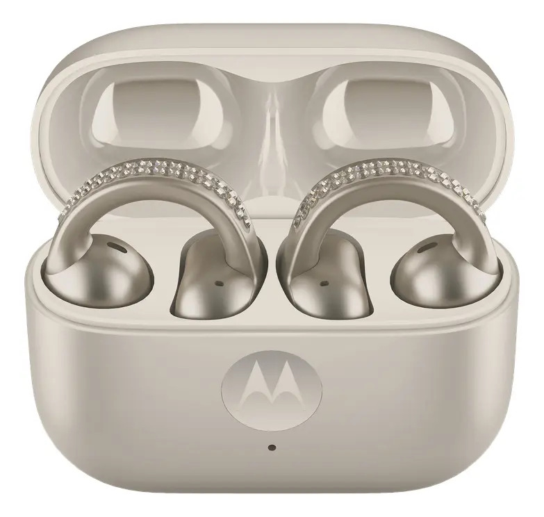 Fone de Ouvido Motorola Moto Buds Loop by Bose Dourado com Tecnologia TWS - Imagem 2