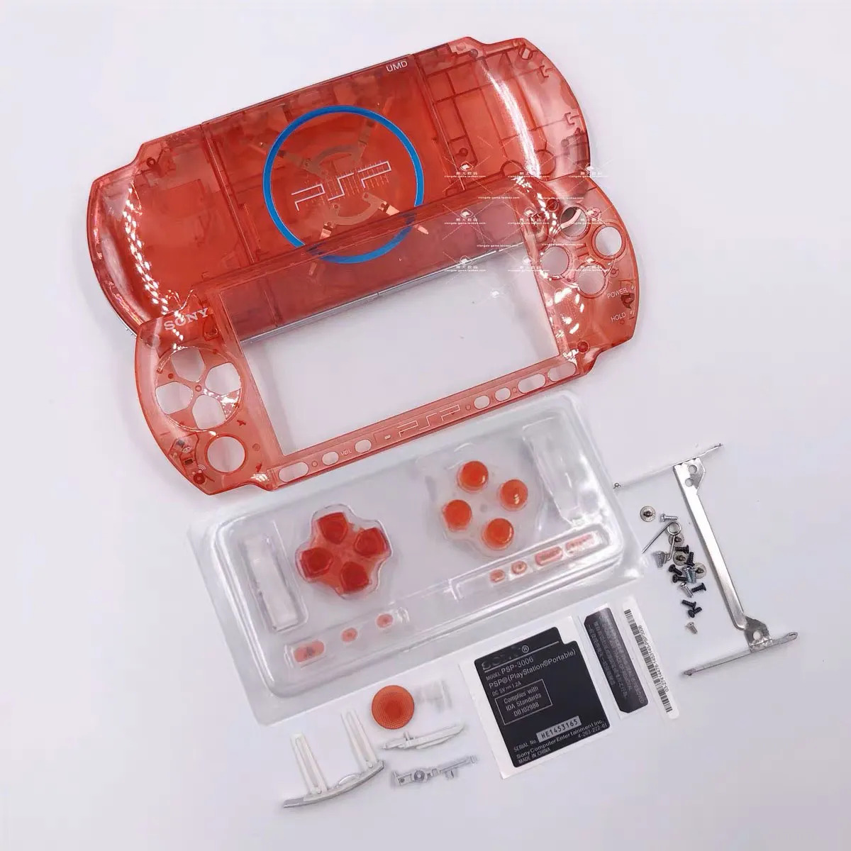 Capa Completa Com Kit De Botões Para Console Psp3000 - Imagem 16