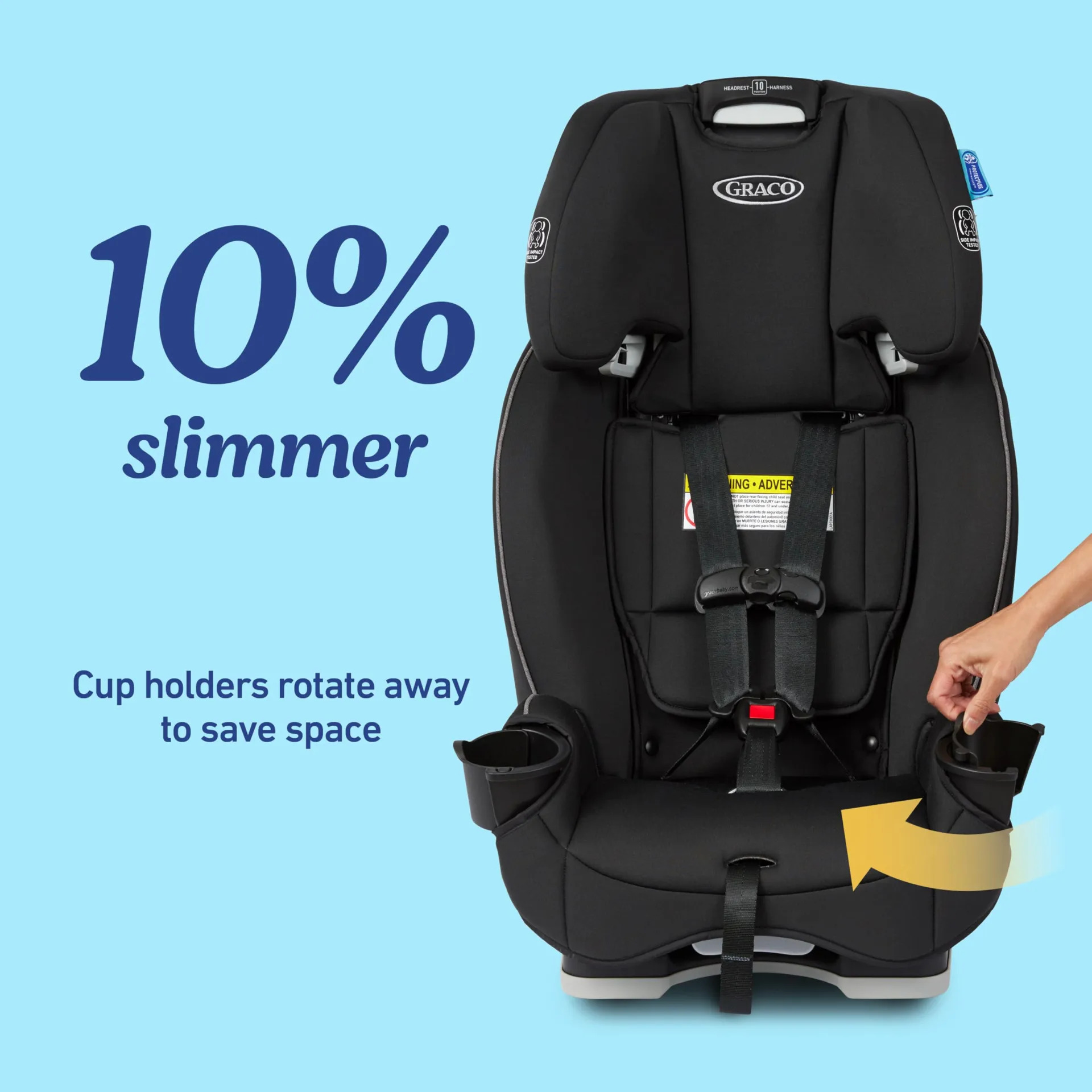 Cadeirinha De Carro Conversível 3 Em 1 Graco Slimfit - Sydney - Imagem 4