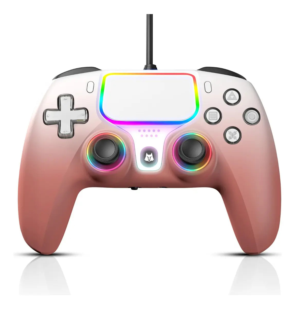 Controle Com Cabo Nbcp Gatilho Com Efeito Hall Para Ps5/ps4/