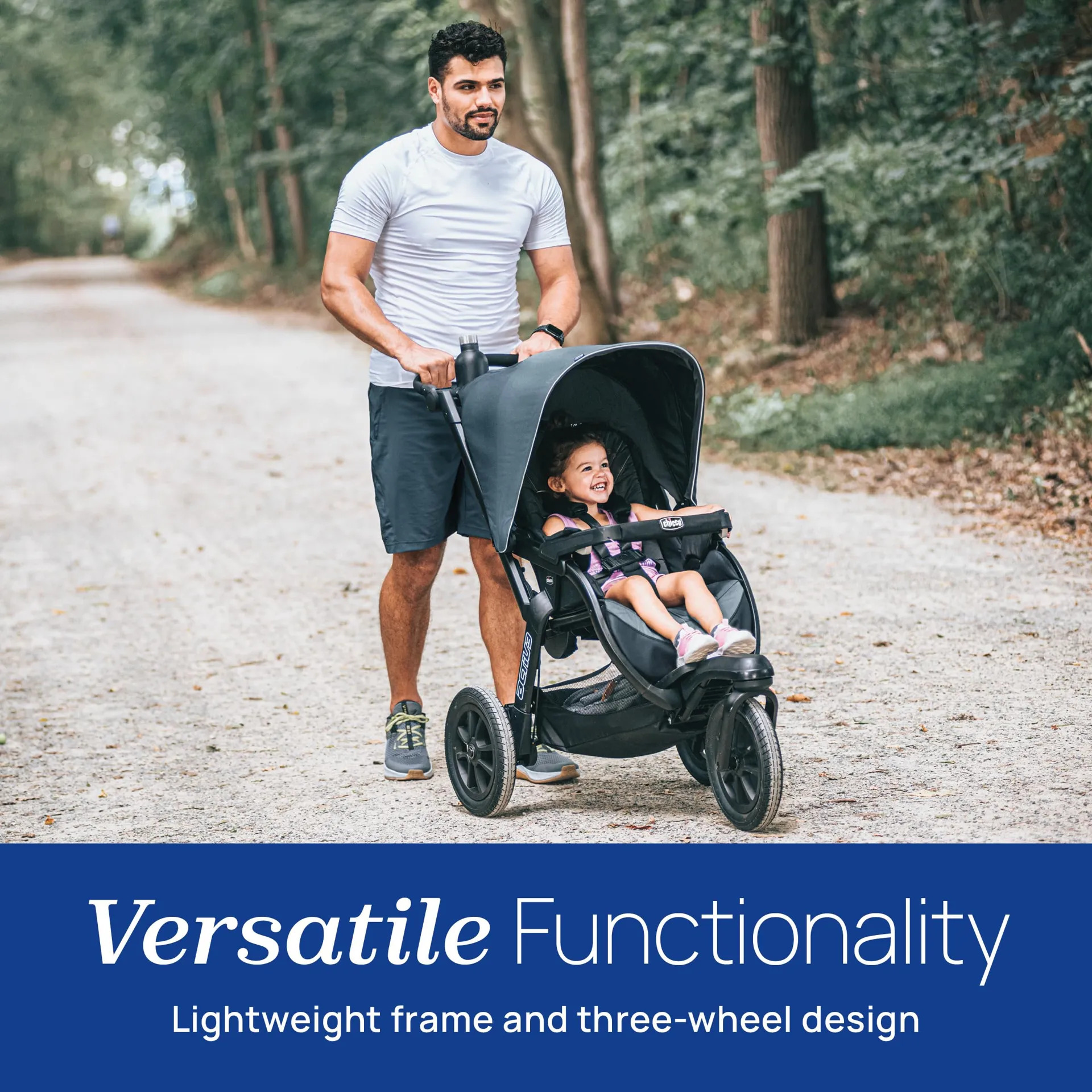 Carrinho De Bebê Chicco Activ3 Jogging All-terrain Eclipse - Imagem 3
