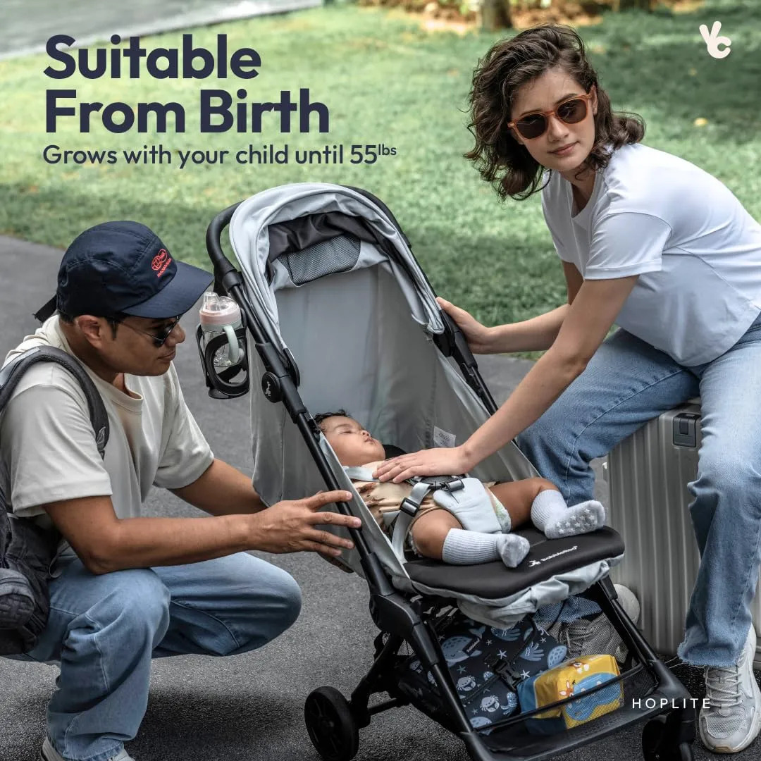 Carrinho De Passeio Compacto Babbleroo Hoplite Viagem Leve - Imagem 7