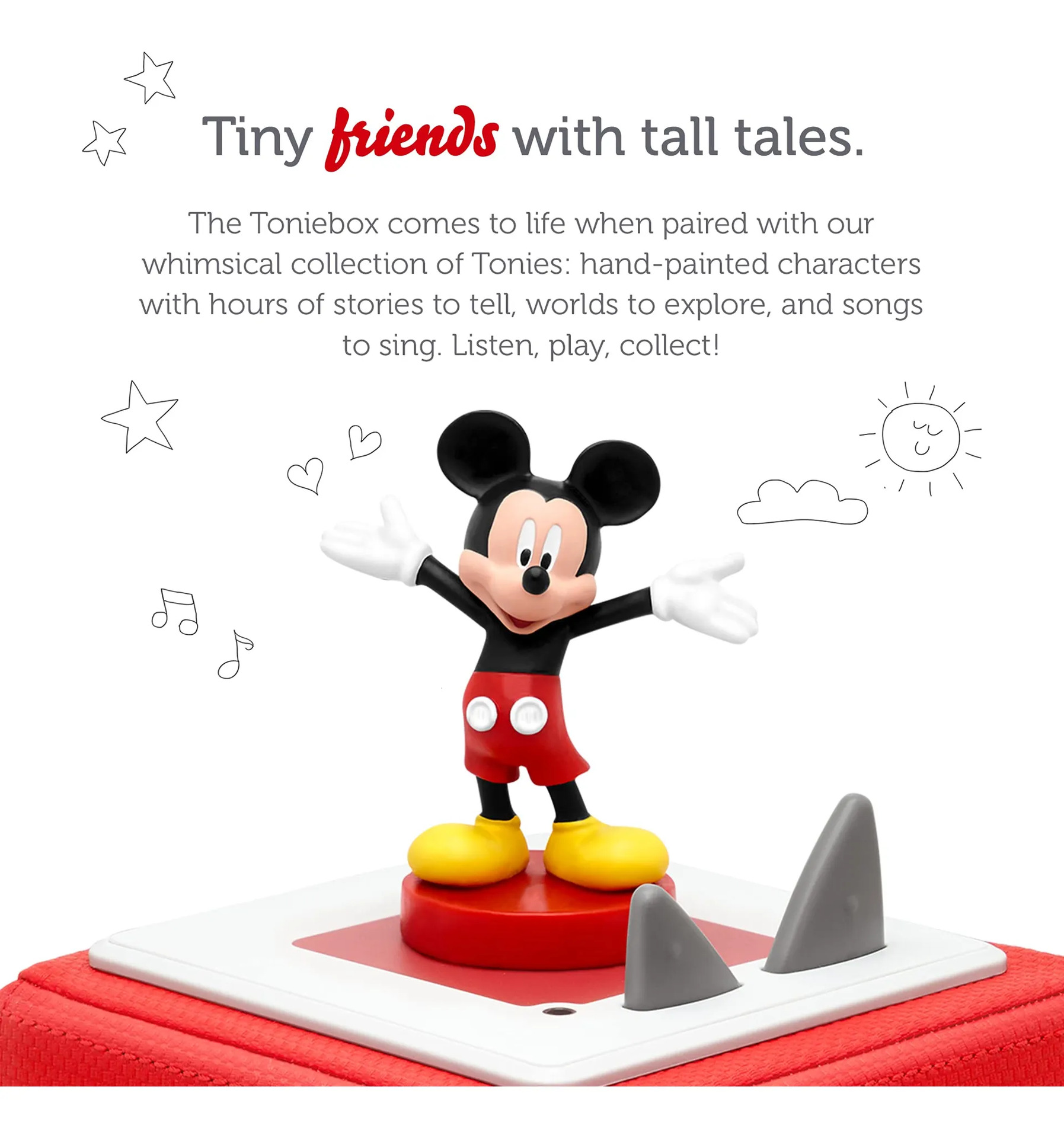 Estatueta De Brinquedo De Áudio Tonies Mickey Mouse Disney C - Imagem 2