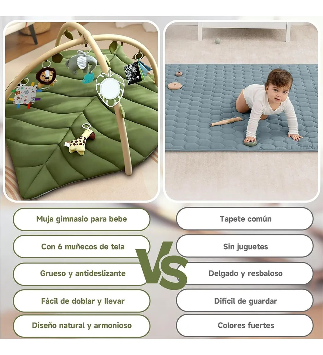 Kit Completo Bebê 6 Meses Tapete Grande C/ Mordedor - Imagem 3